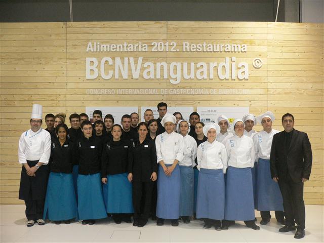 Fotografia de: Alimentaria 2012. Reconeguda participació dels alumnes d'hoteleria del CETT | CETT